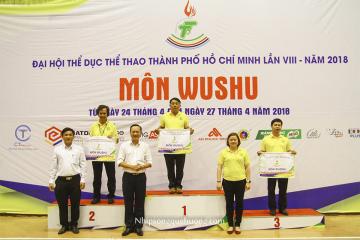 Giải Wushu Đại hội TDTT TP.HCM lần VIII-2018:  Gò Vấp đoạt giải Nhất toàn đoàn