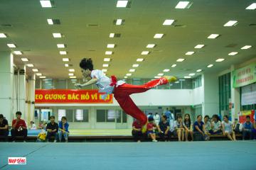 Nhiều nội dung thi đấu ấn tượng tại giải Vô địch Wushu TP.HCM năm 2019