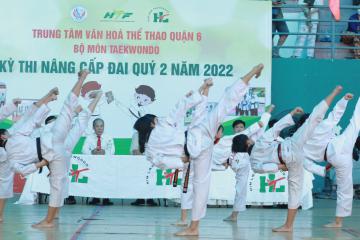Taekwondo quận 6 tổ chức thi nâng cấp đai quý 2 năm 2022