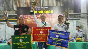 Giải Vô địch cúp Quang Trung mở rộng tỉnh Bình Dương lần 4 năm 2022